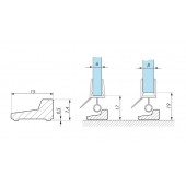 Listwa progowa Typ 1 - 950 (czarna)