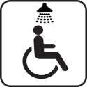 Dusche für Behinderte